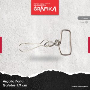Argolla Porta Gafete 1.9 cm