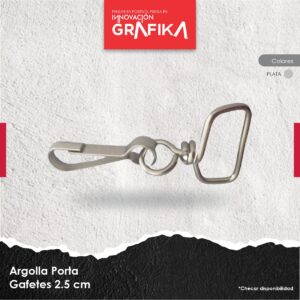 Argolla Porta Gafete 2.5 cm