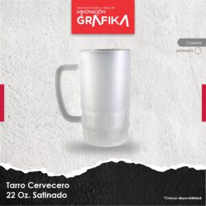 Tarro Cervecero 22 Oz Satinado